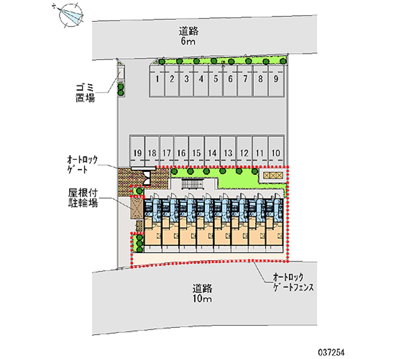 レオパレスメゾンＯＤＫ 月極駐車場