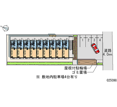 25098 Monthly parking lot