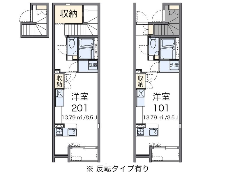 ミランダＪ　ヴィレッタ　Ⅱ 間取図