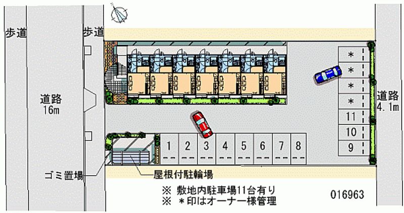 レオパレスエストロワール 月極駐車場