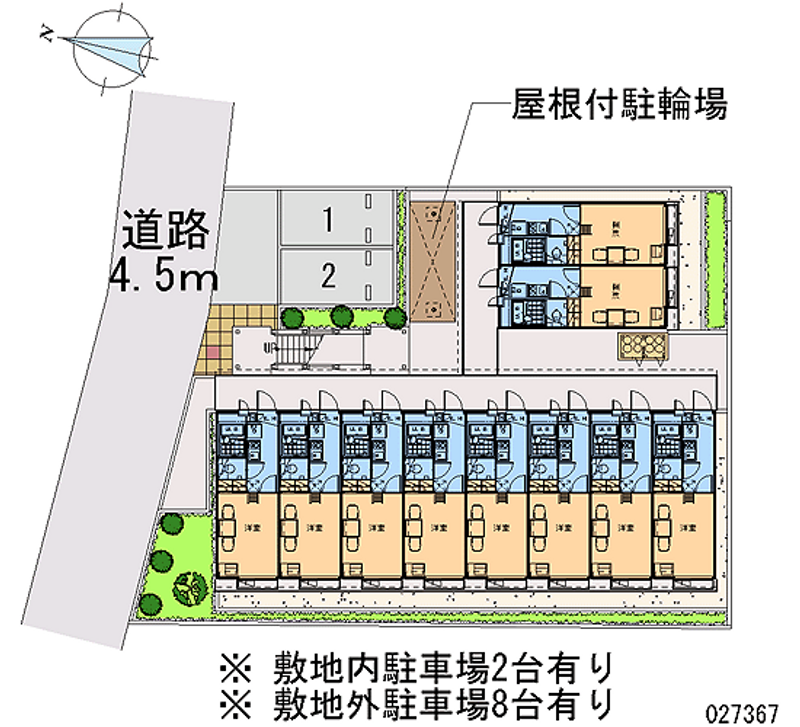 レオパレスカサブランカⅡ 月極駐車場