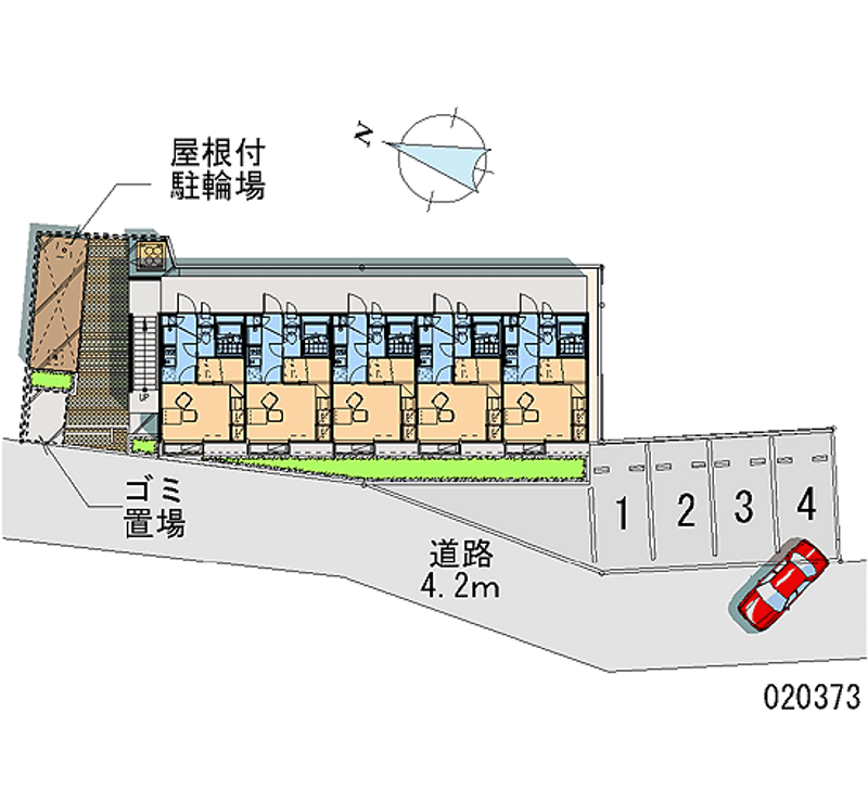 レオパレス武蔵野 月極駐車場