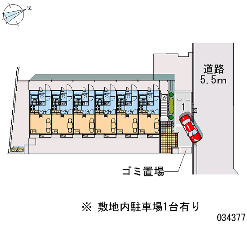 レオパレスシャルマン加藤 区画図