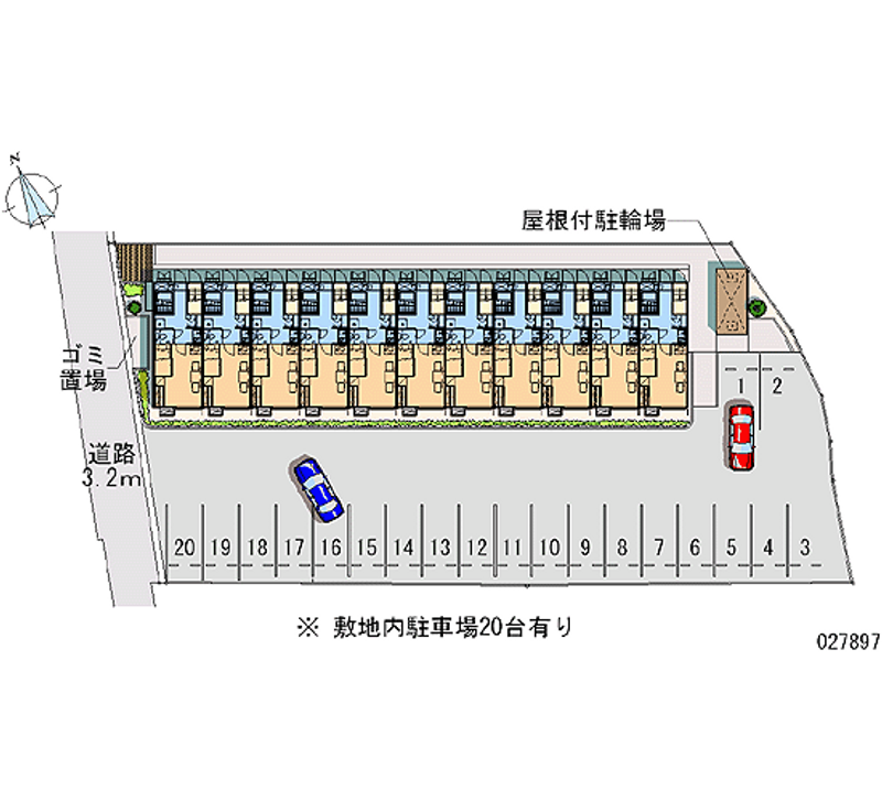 レオパレスレフォルム 月極駐車場