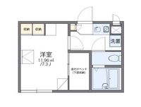 レオパレスももの花 間取り図