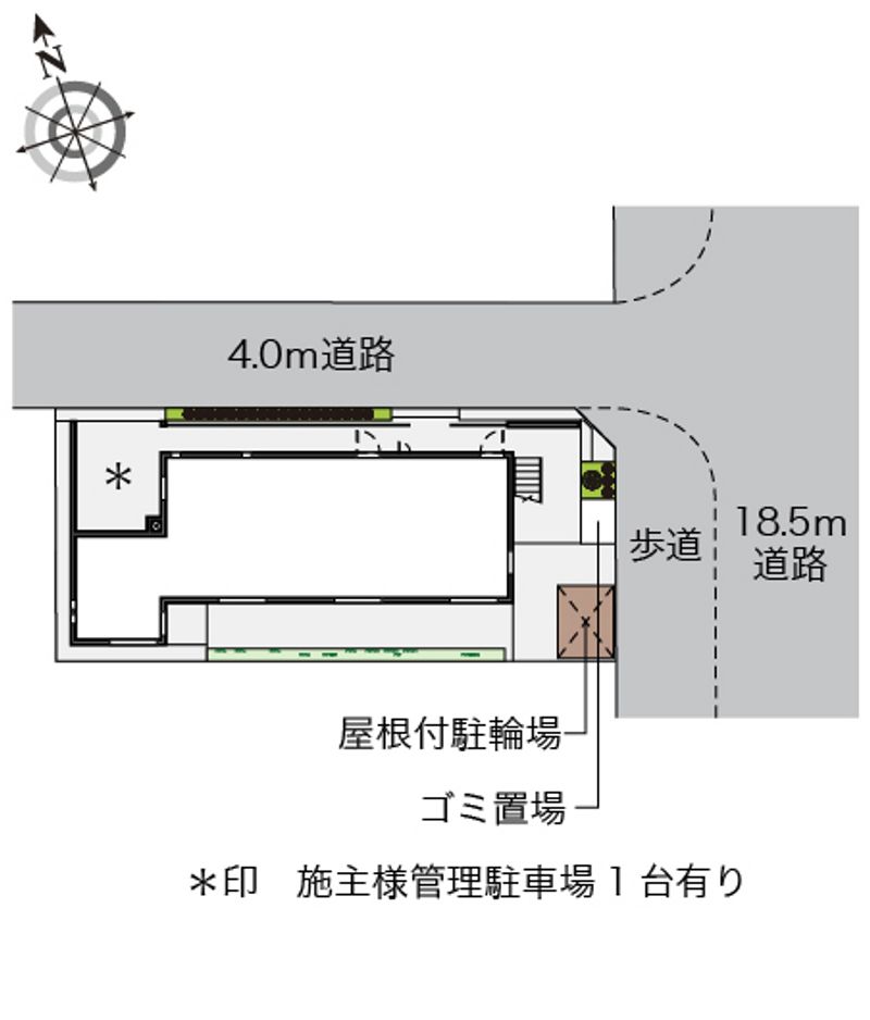 クレイノ志賀屋 配置図