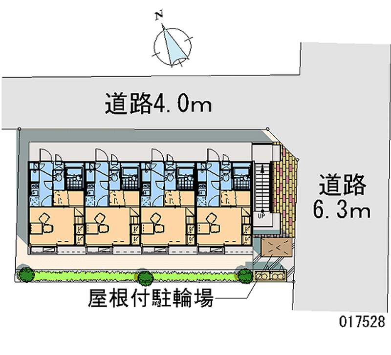 レオパレスラルク深沢Ⅱ 区画図