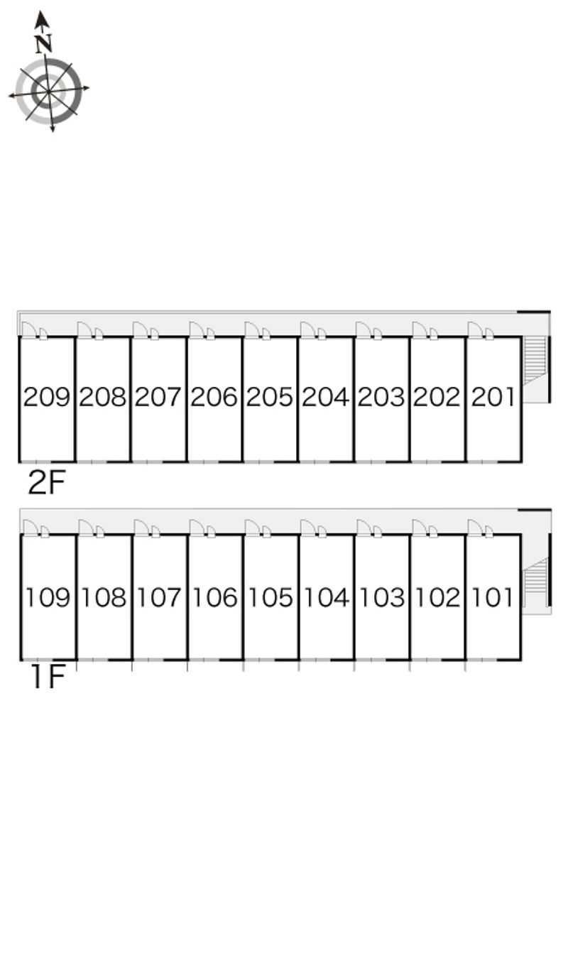 レオパレスソフィア 間取り配置図