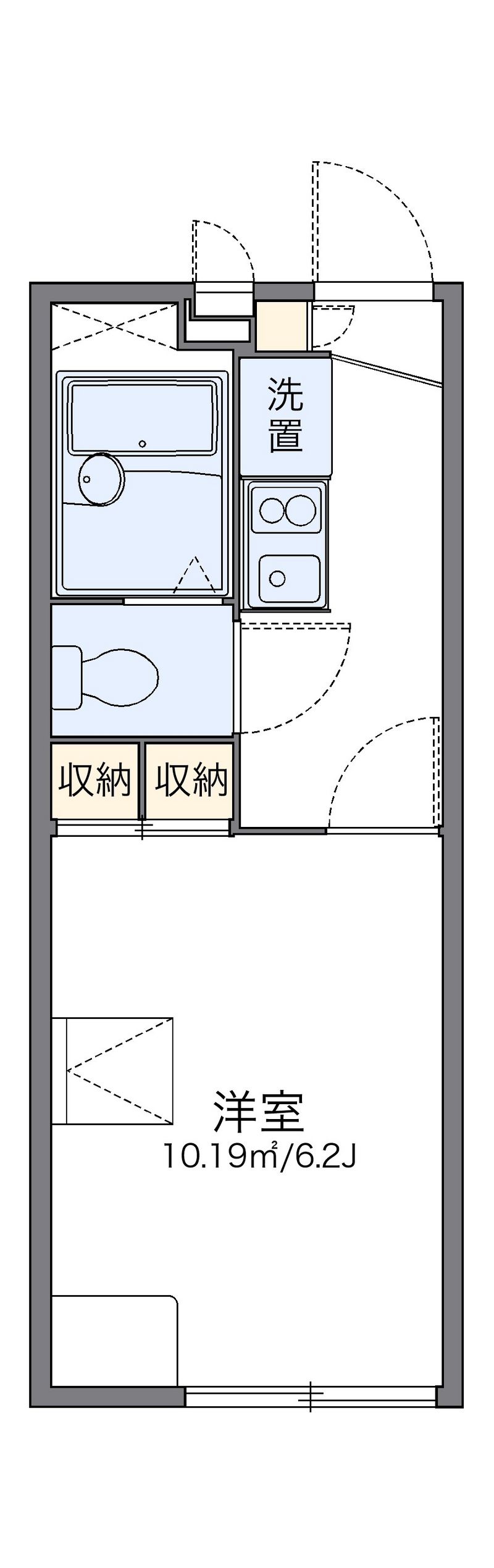レオパレスリベルテ 間取図