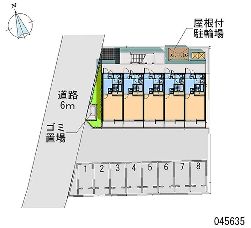 レオパレスサンフォレスト天沼 月極駐車場