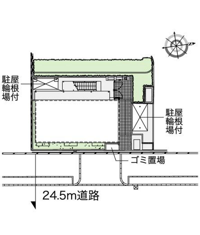 レオパレスＥＦＦＯＲＴⅡ 配置図
