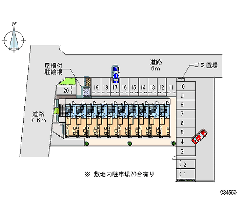 34550 Monthly parking lot