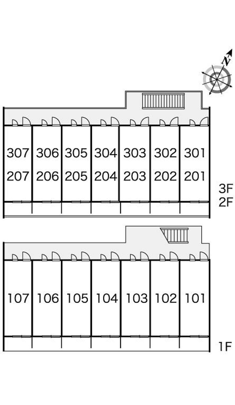 レオパレス榮 間取配置図