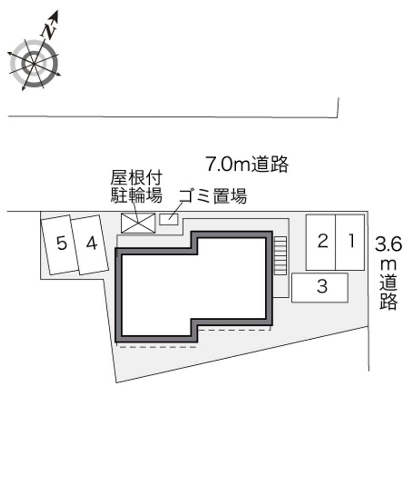 レオパレスヴィラ０７ 配置図