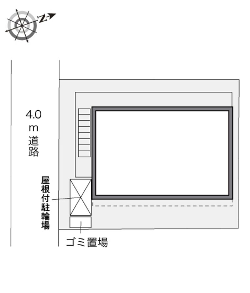 レオパレスフジテル 配置図