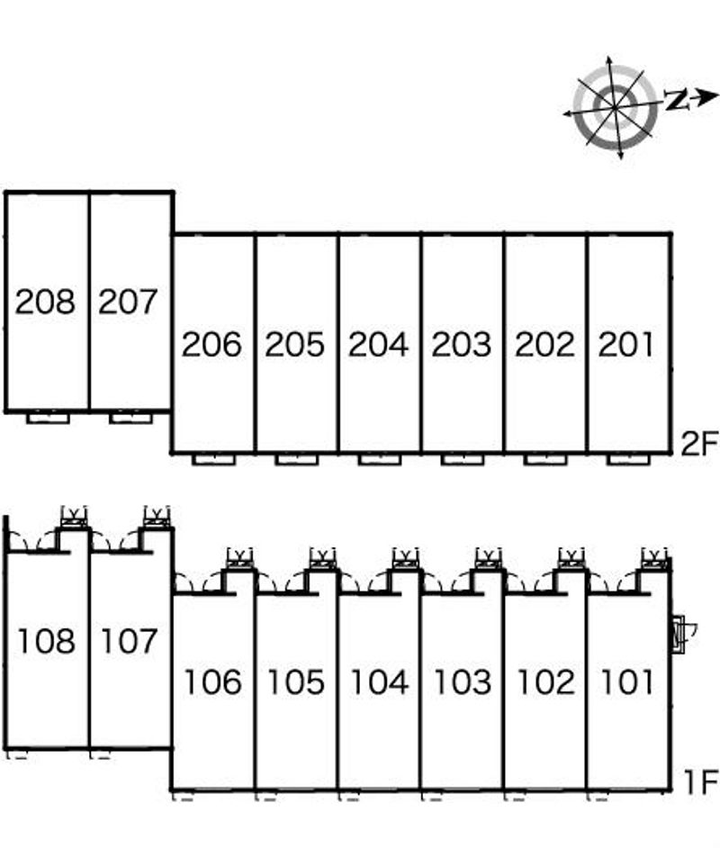 レオネクストＭＡＳＨＩＫＩⅡ 間取り配置図
