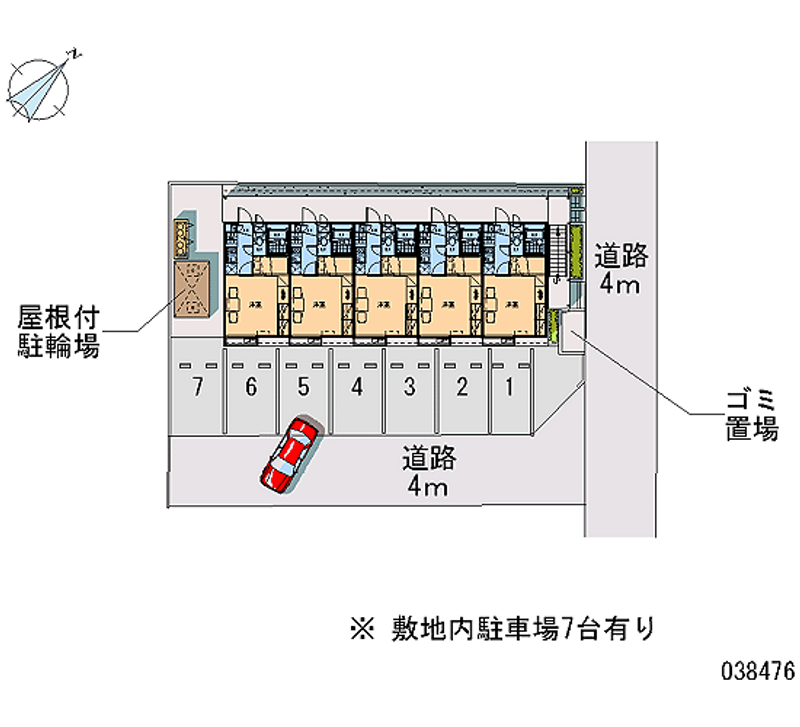 レオパレスエナ 月極駐車場