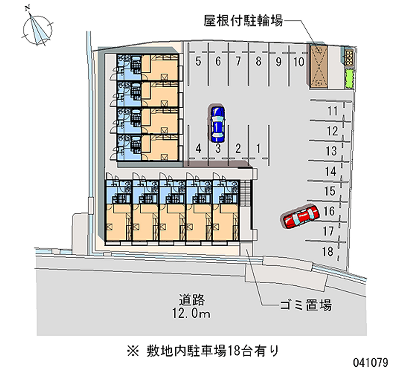 レオパレスアーク 月極駐車場