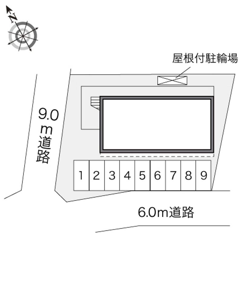 レオパレスサウス小禄 駐車場