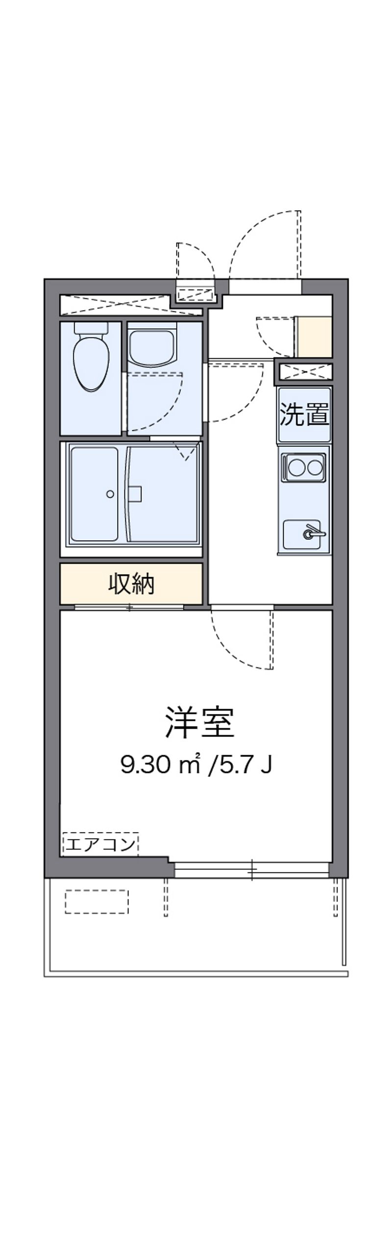 クレイノグランツ藤２５ 間取図