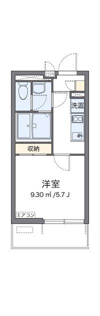 クレイノグランツ藤２５ 間取り図