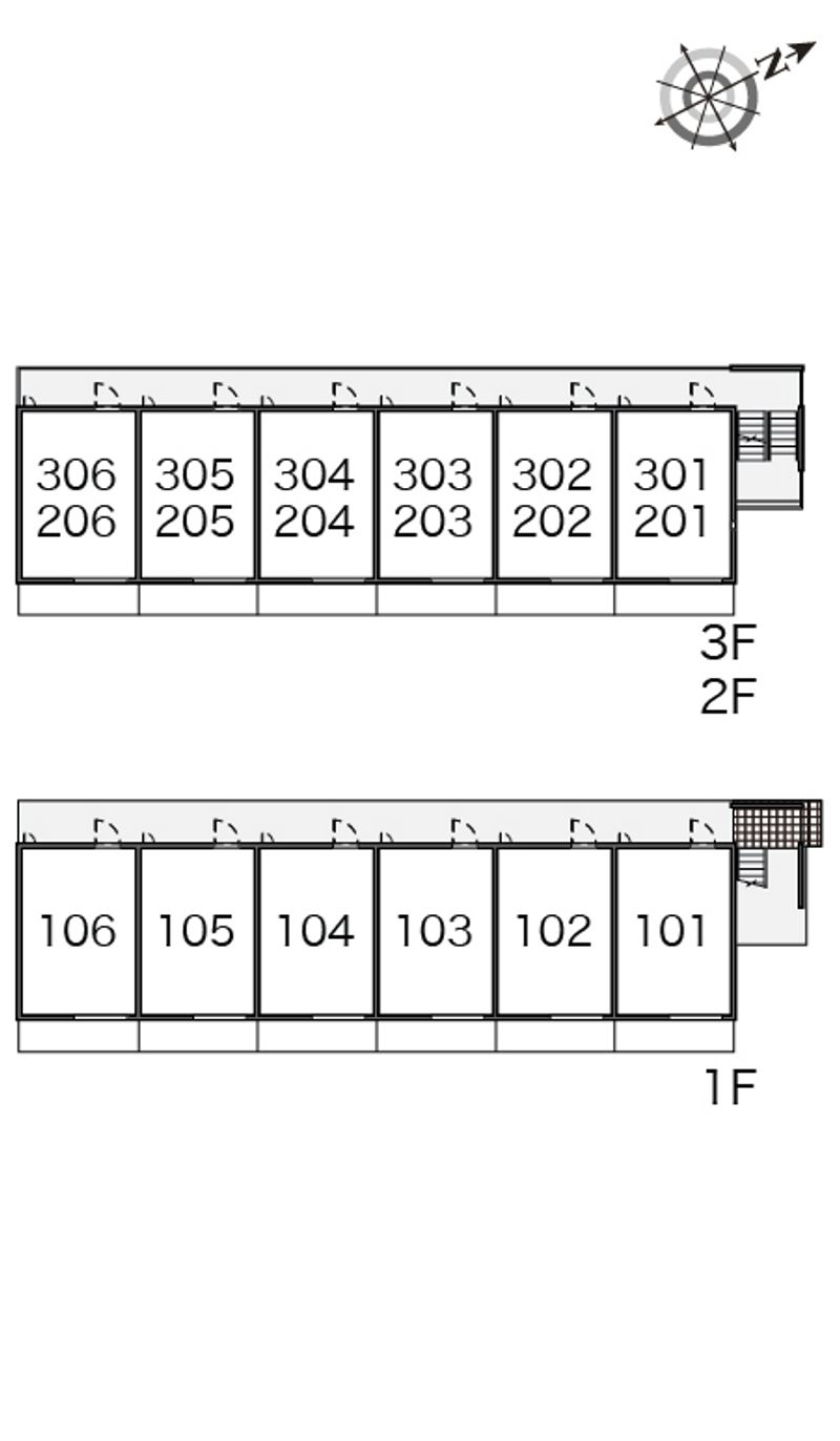 レオネクストパタータ 間取配置図