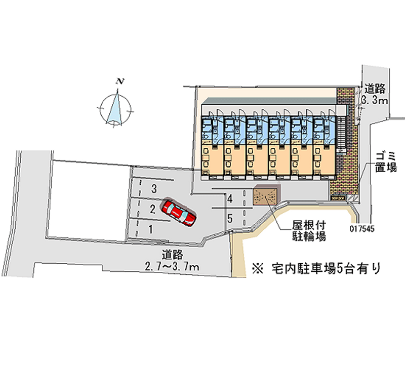 17545月租停车场