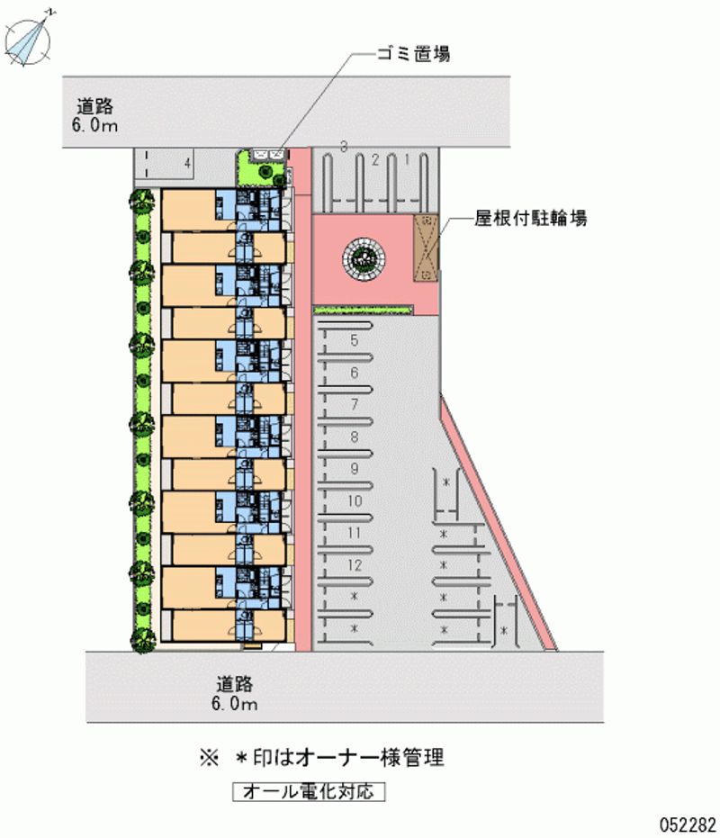 52282 Monthly parking lot