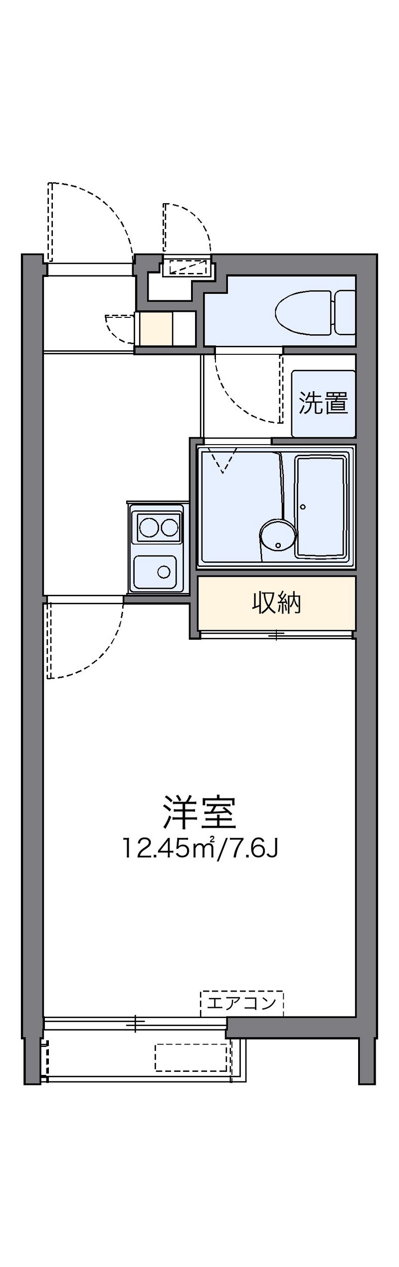 レオパレス我那覇ヒルズ 間取り
