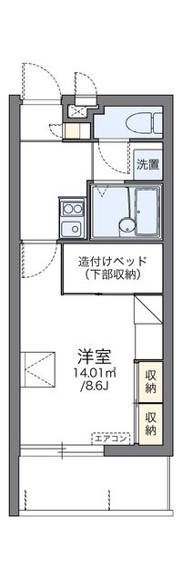 レオパレスＡＳＡＨＩ 間取り図