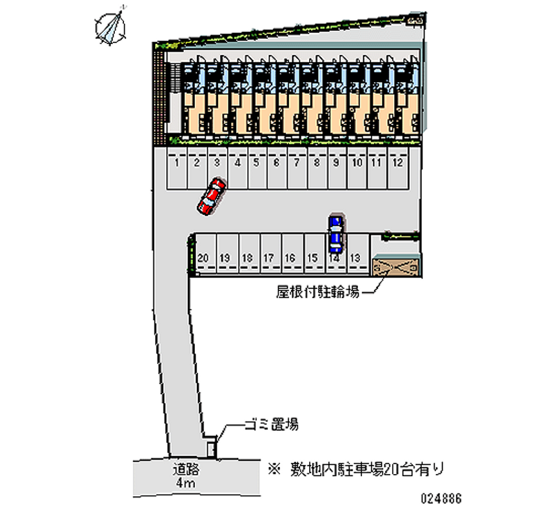 24886 bãi đậu xe hàng tháng