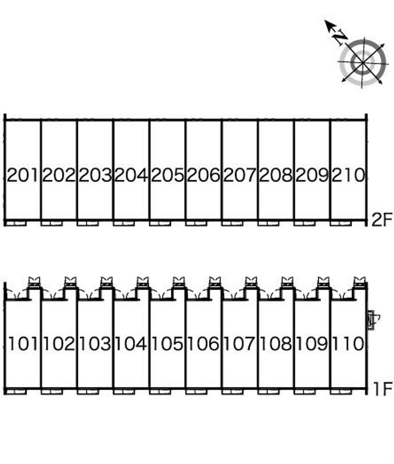 レオネクスト太田 間取配置図