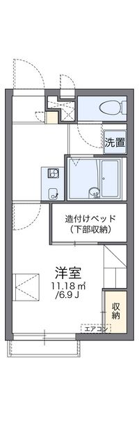 レオパレスシャクティ 間取り図