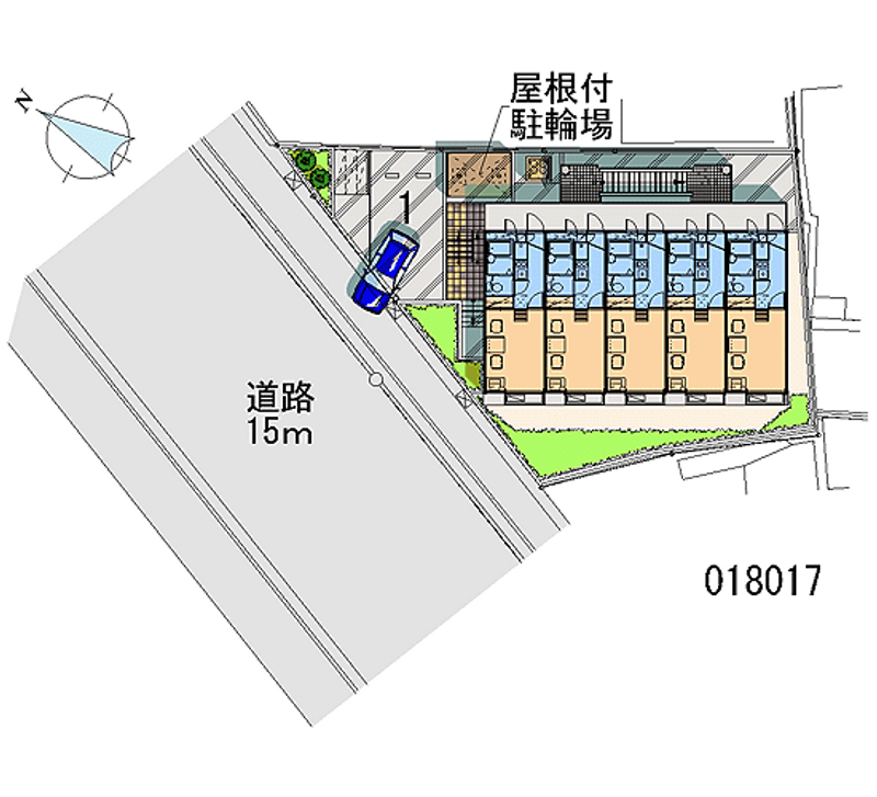 レオパレス平和台 区画図
