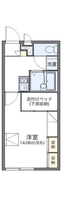 レオパレス観音堂 間取り図