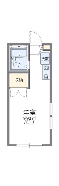 レオパレス島田黒石第３ 間取り図