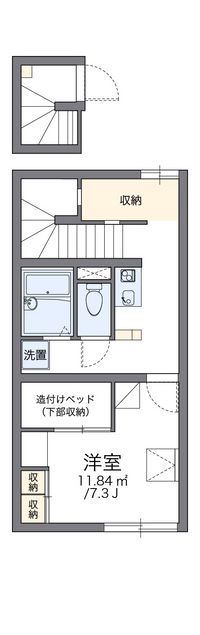 レオパレスｐａｓｔｏｒａｌ 間取り図