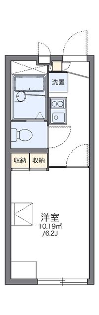 レオパレスカサブランカⅡ 間取り図