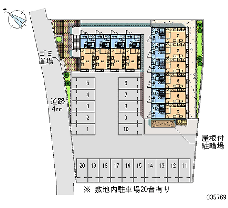 35769 Monthly parking lot