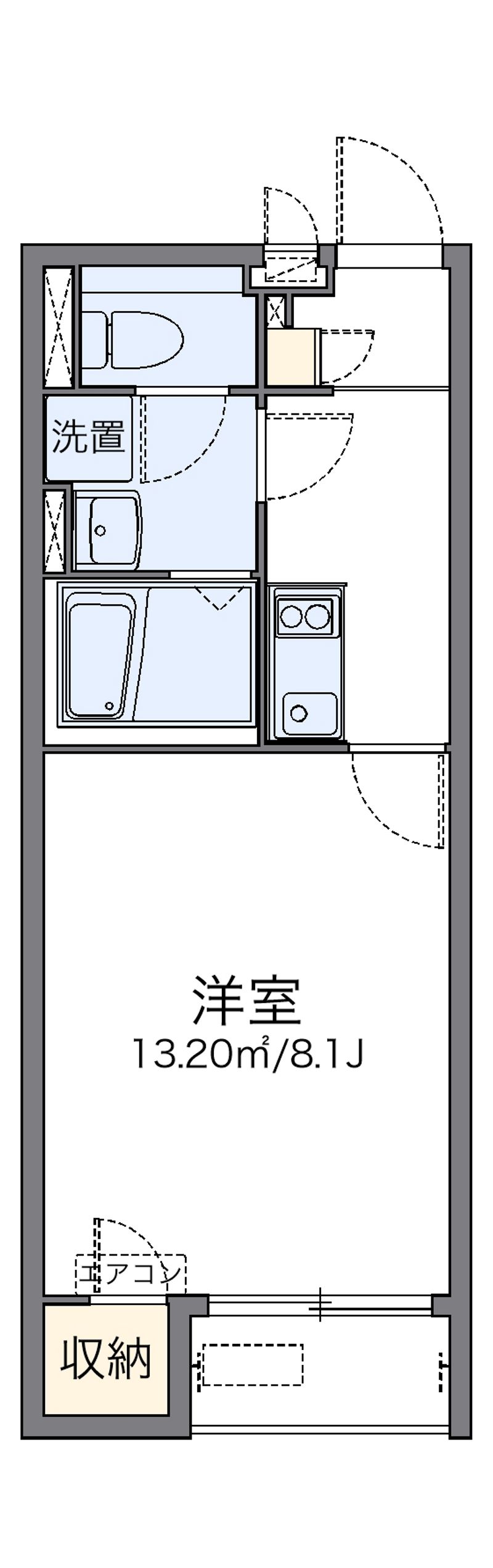 レオネクスト八代本町 間取図