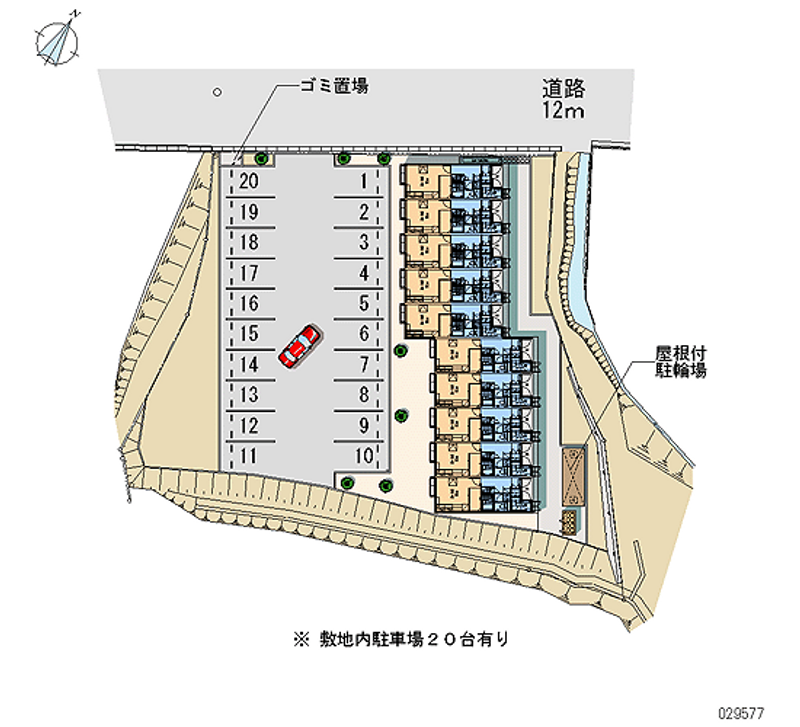 29577 Monthly parking lot