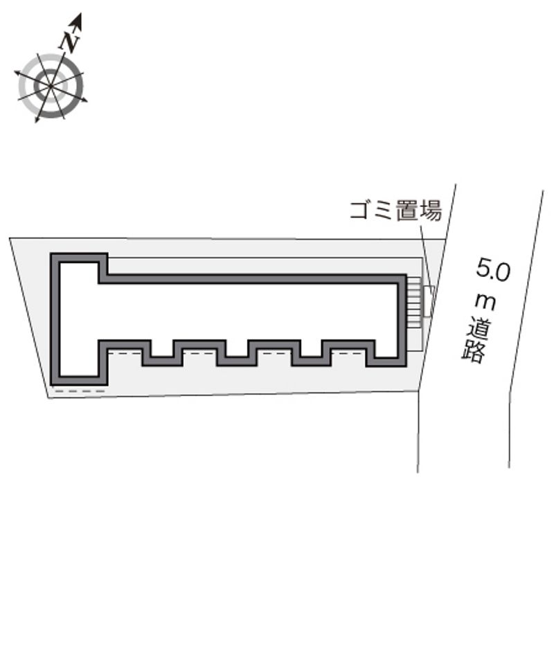 レオパレスはじめ 配置図