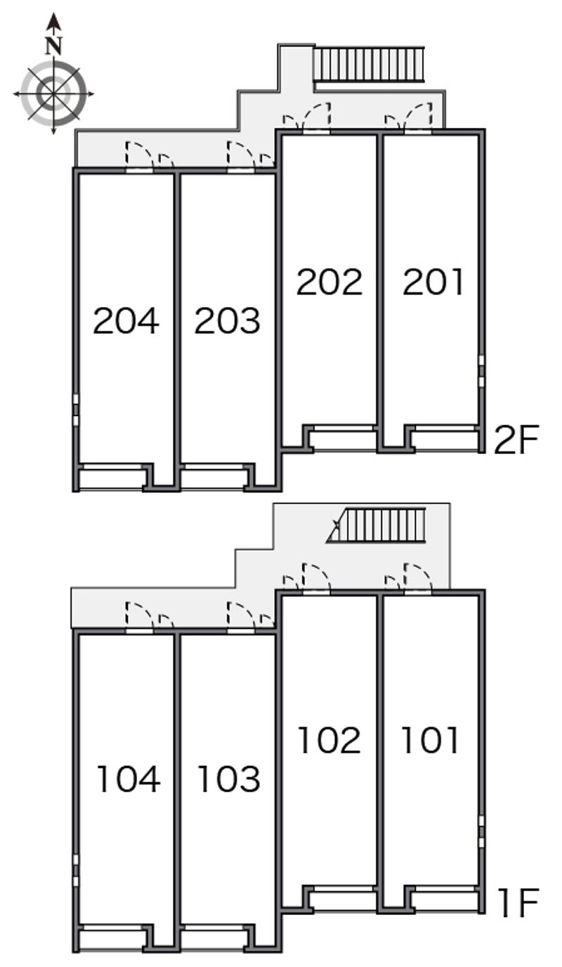 クレイノぐれいす 間取配置図