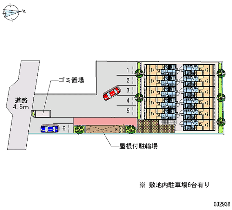 レオパレス太子田 月極駐車場