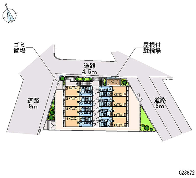 レオパレス船堀 区画図