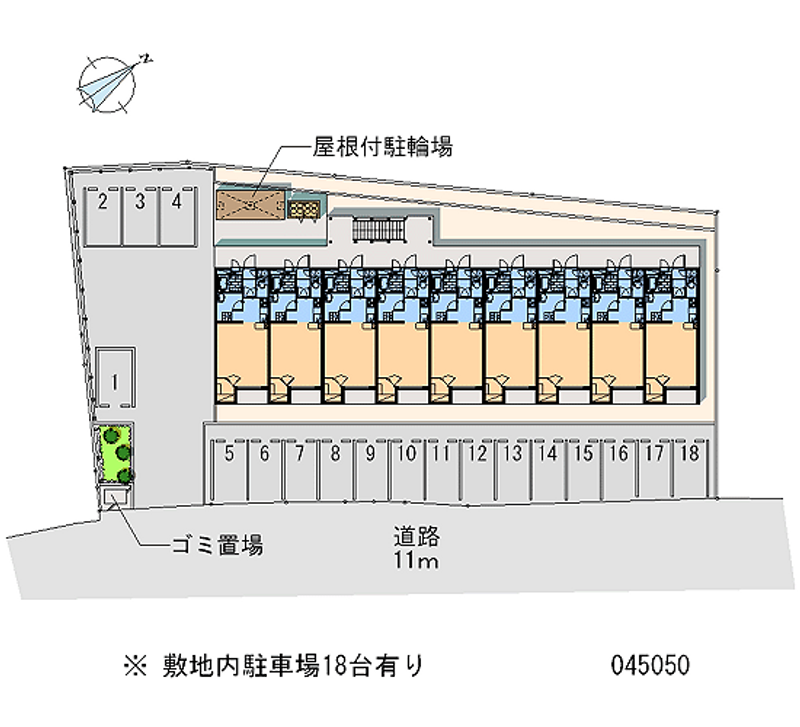 45050月租停车场