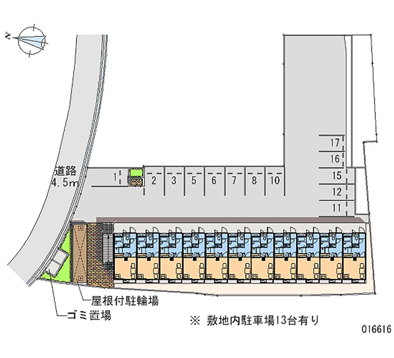 16616月租停車場