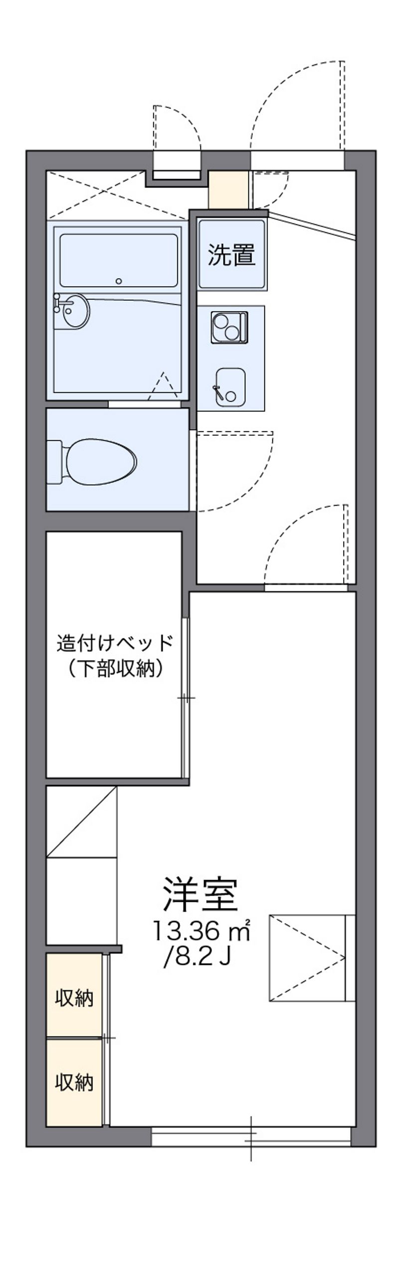 レオパレスマニエ 間取図
