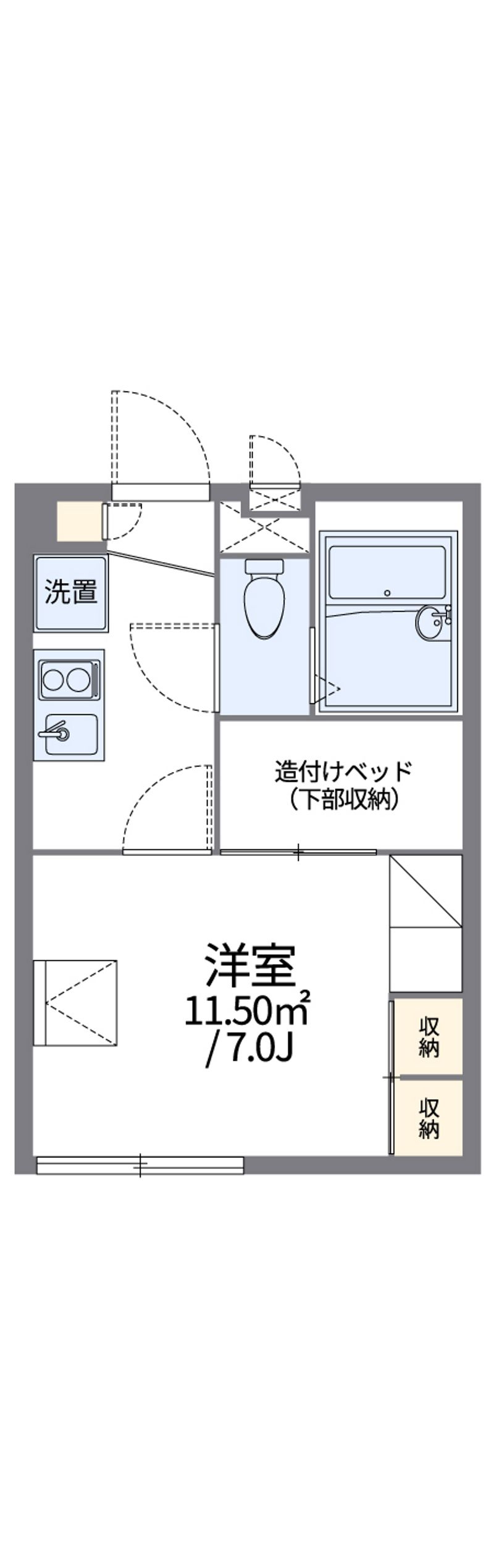 レオパレスシュッドカルチェⅢ 間取図