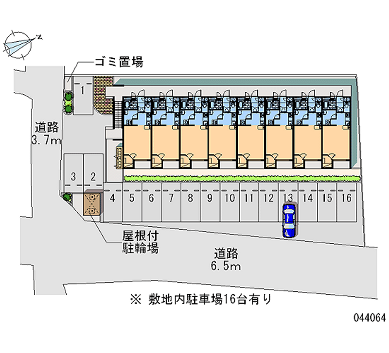 レオネクスト喜楽 月極駐車場